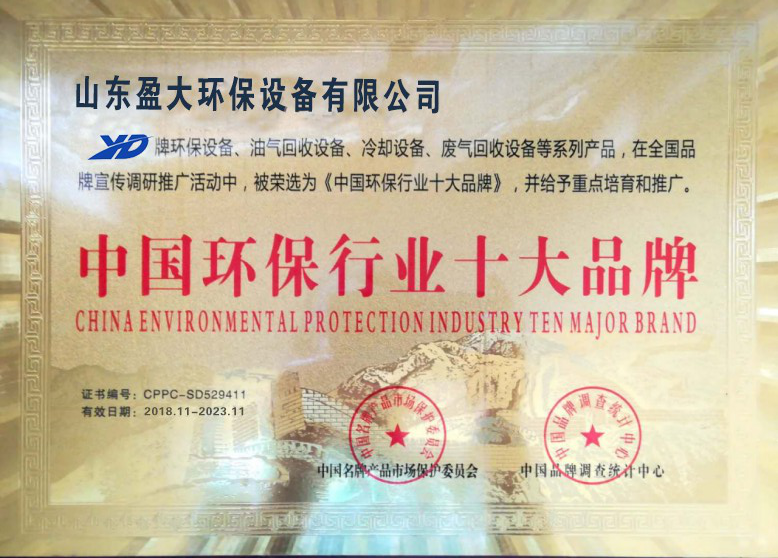 中國環(huán)保行業(yè)十大品牌